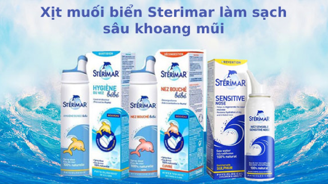 Đánh giá: Xịt muối biển Sterimar có tốt không? Review chi tiết sản phẩm