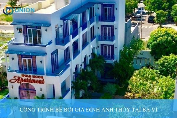 Union bàn giao công trình bể bơi tại Ba Vì [Tháng 01/2022]