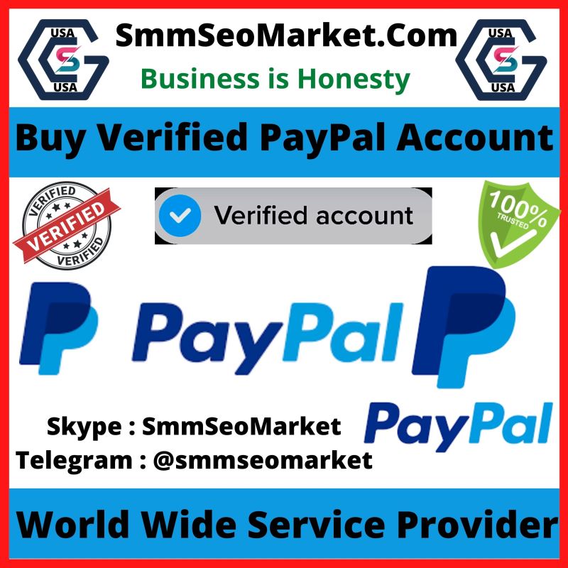 Buy Verified PayPal Account - 100% USA, UK, CA PayPal