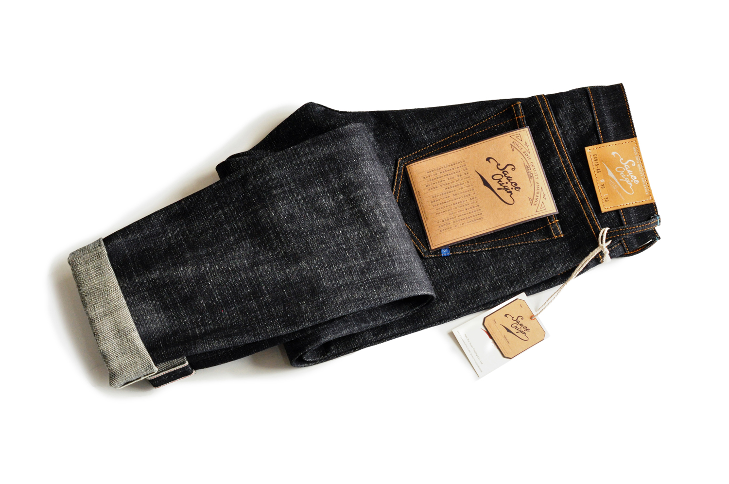 Raw Denim Jeans JAPAN BLUE Handmade Jeans Selvedge 16 oz - eWingFlyStore