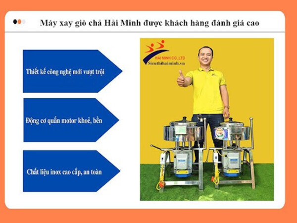 Hải Minh - đơn vị bán máy xay giò chả uy tín