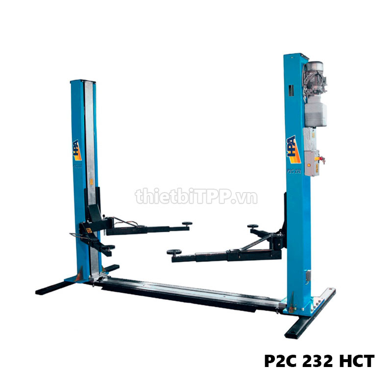 Cầu nâng 2 trụ kiểu cổng giằng dưới HPA P2C 232 HCT Italy 3,2 tấn