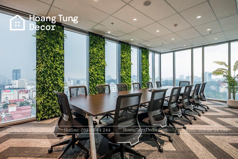 Không gian xanh cho nội thất văn phòng