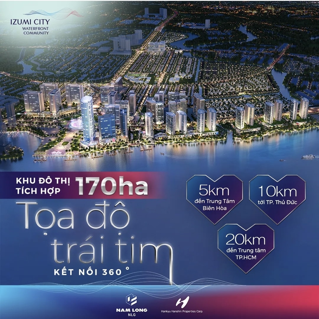 Chính thức nhận booking giai đoạn 1 dự án Izumi City