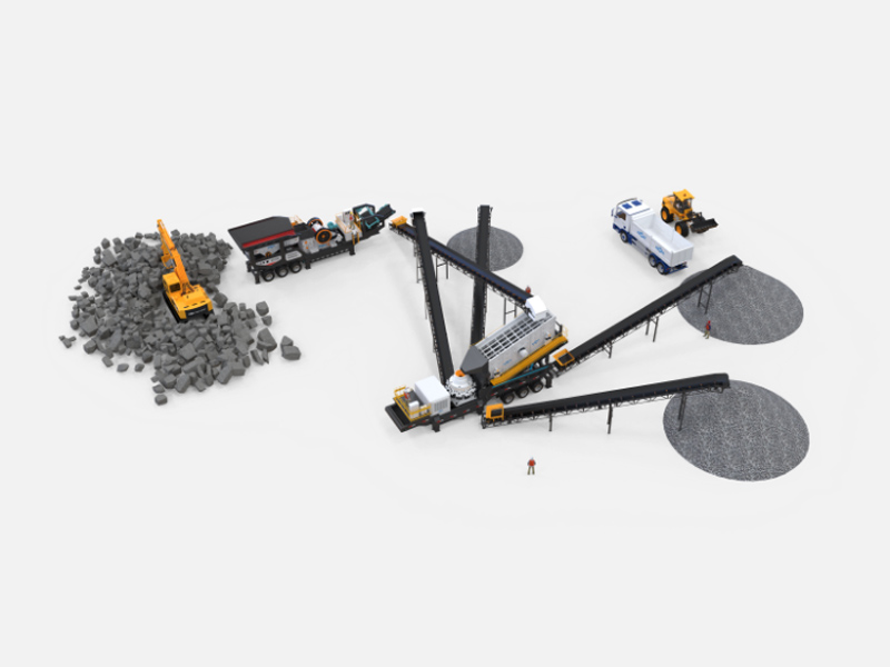 200TPH Mobile Crusher Plant For Producing Aggregates
