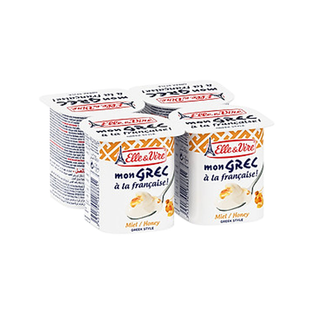 Sữa chua Elle&Vire lên men Hy Lạp vị mật ong 125g - Công ty Cổ phần Deli Yours