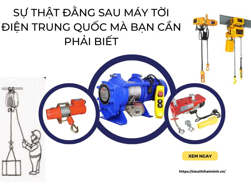 Sự Thật Đằng Sau Máy Tời Điện Trung Quốc Mà Bạn Cần Phải...