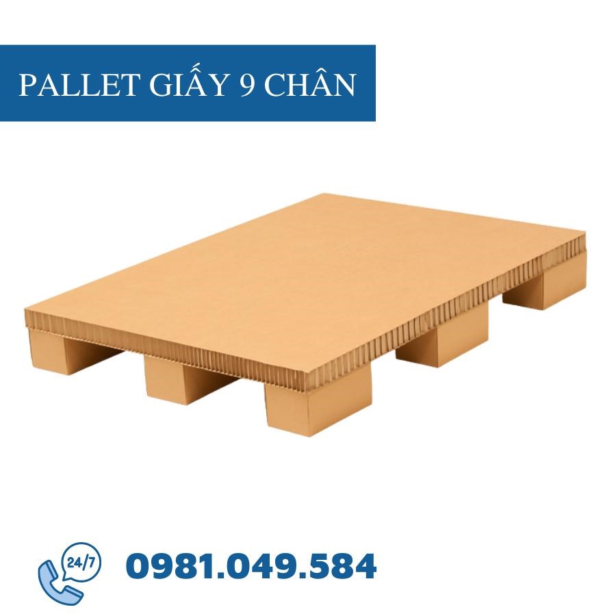 Pallet giấy 9 chân [GIÁ TÔT] - Kích thước đa dạng