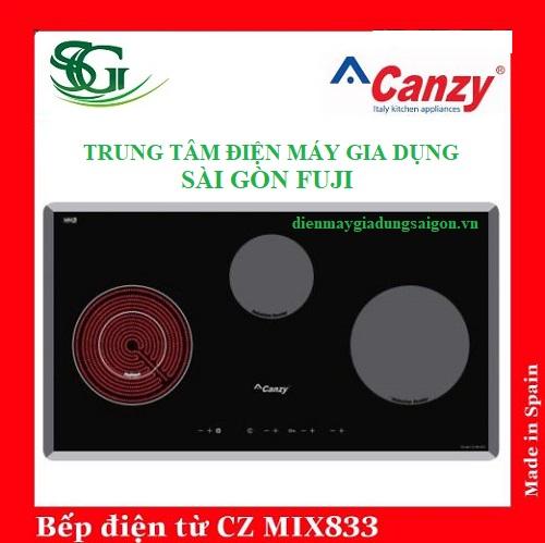 Bếp điện từ Canzy CZ MIX833 siêu bền, 3 vùng nấu hiện đại
