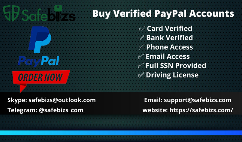 Buy Verified PayPal Accounts - My