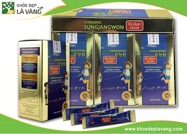 Thuốc tăng chiều cao Kicker Gold có hiệu quả thật không, giá bao nhiêu tiền?