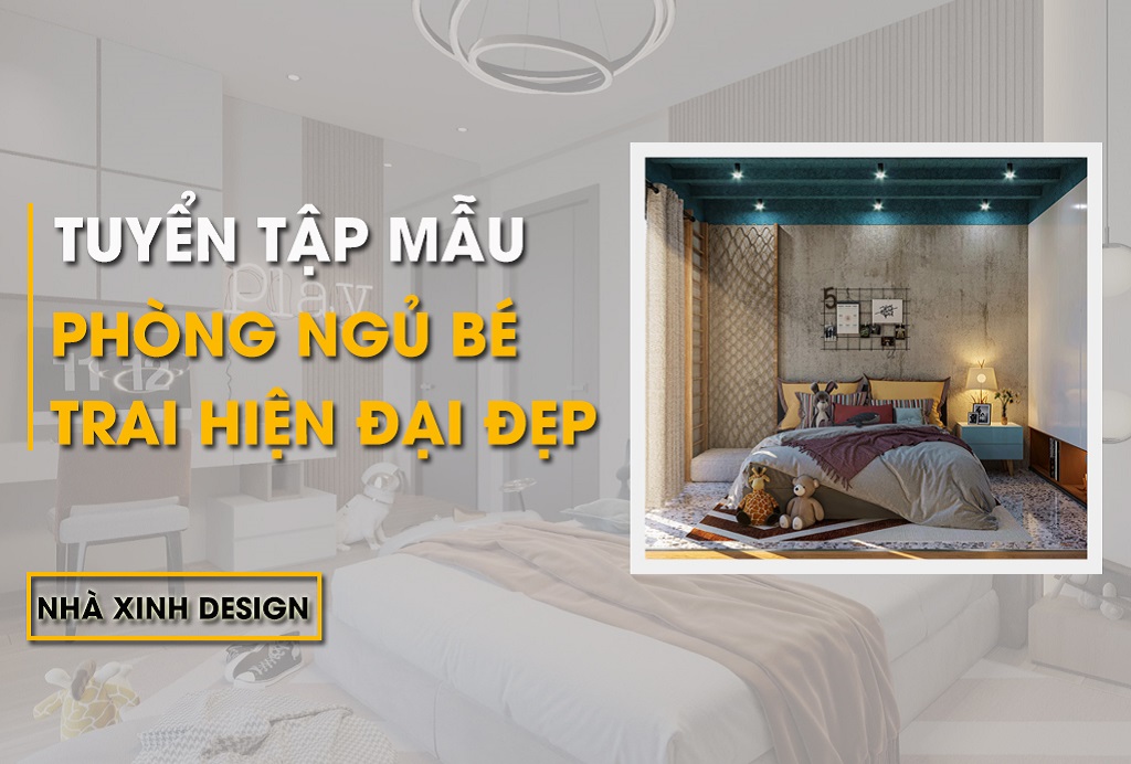 15+ Mẫu Phòng Ngủ Bé Trai Hiện Đại Kích Thích Sự Sáng Tạo