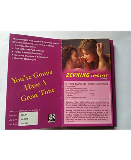 Zevking Long Last Dapoxetine Tablets Price in Pakistan - Cash On Delivery - EtsyTeleShop