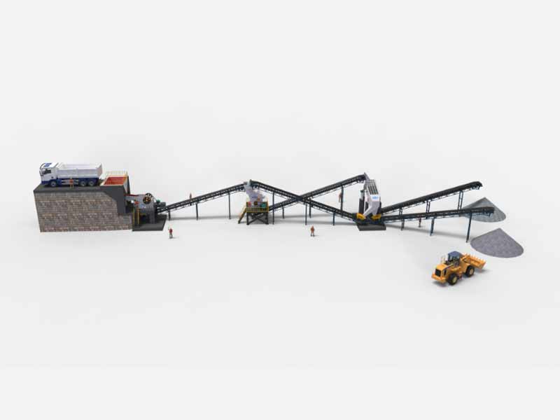 200TPH Stationary Crusher Plant For Crushing Granite - High Return