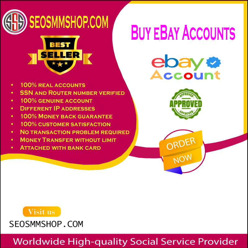 Buy eBay Accounts - 100% Safe USA SSN Card Verified