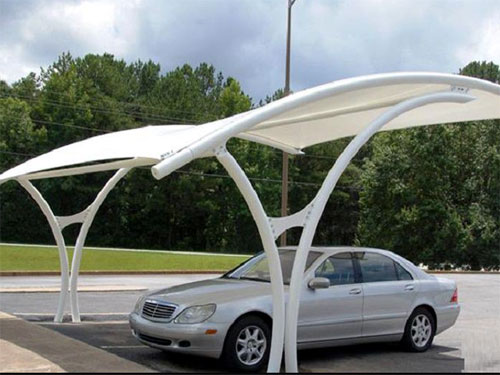 Mái che nhà xe ô tô đẹp Thiên Lộc Phát - Mái che Thiên Lộc Phát