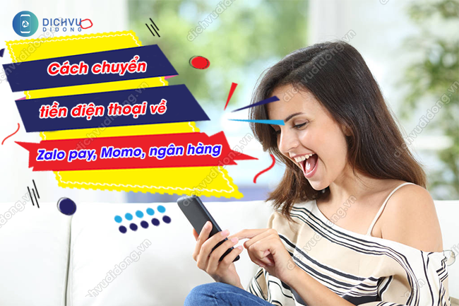 Cách rút tiền sim điện thoại về ngân hàng, zalo pay, Momo