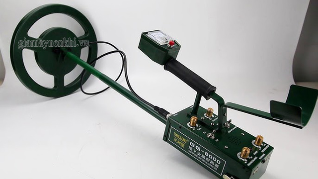 Máy dò kim loại GS6000 ở độ sâu 8.5m - Bảng giá các loại máy nén khí