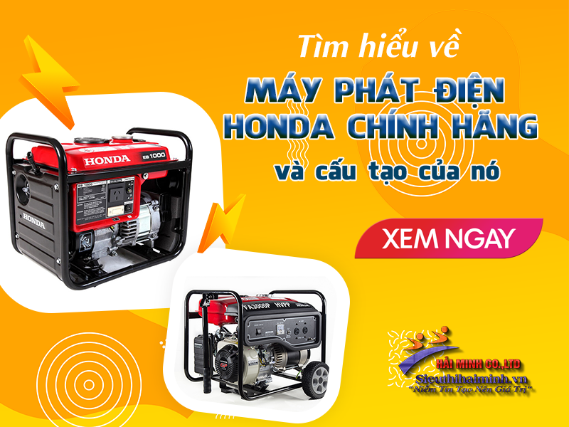 Tìm Hiểu Về Máy Phát Điện Honda Chính Hãng Và Cấu Tạo Của...
