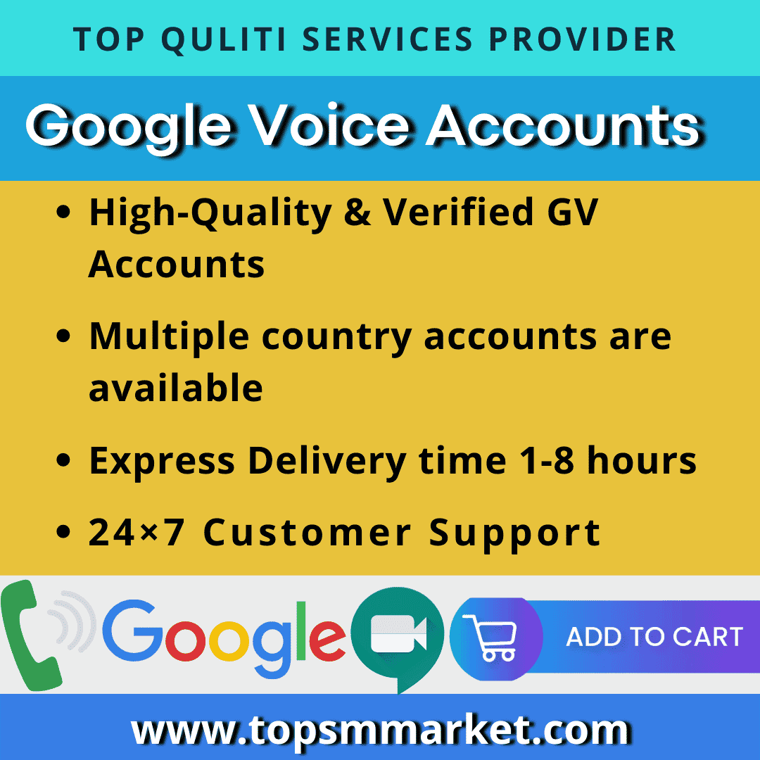 Buy Google Voice Accounts or number 100% Verified