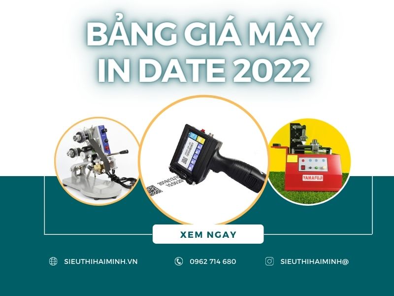 Các Loại Máy In Date Và Bảng Giá Máy In Date Bạn Nên Tham Khảo