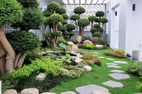 Những Mẫu Thiết Kế Sân Vườn Đẹp Gần Gũi Với Thiên Nhiên