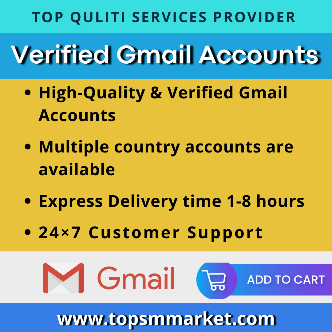 Buy Gmail Accounts -100% Phone Number Verified