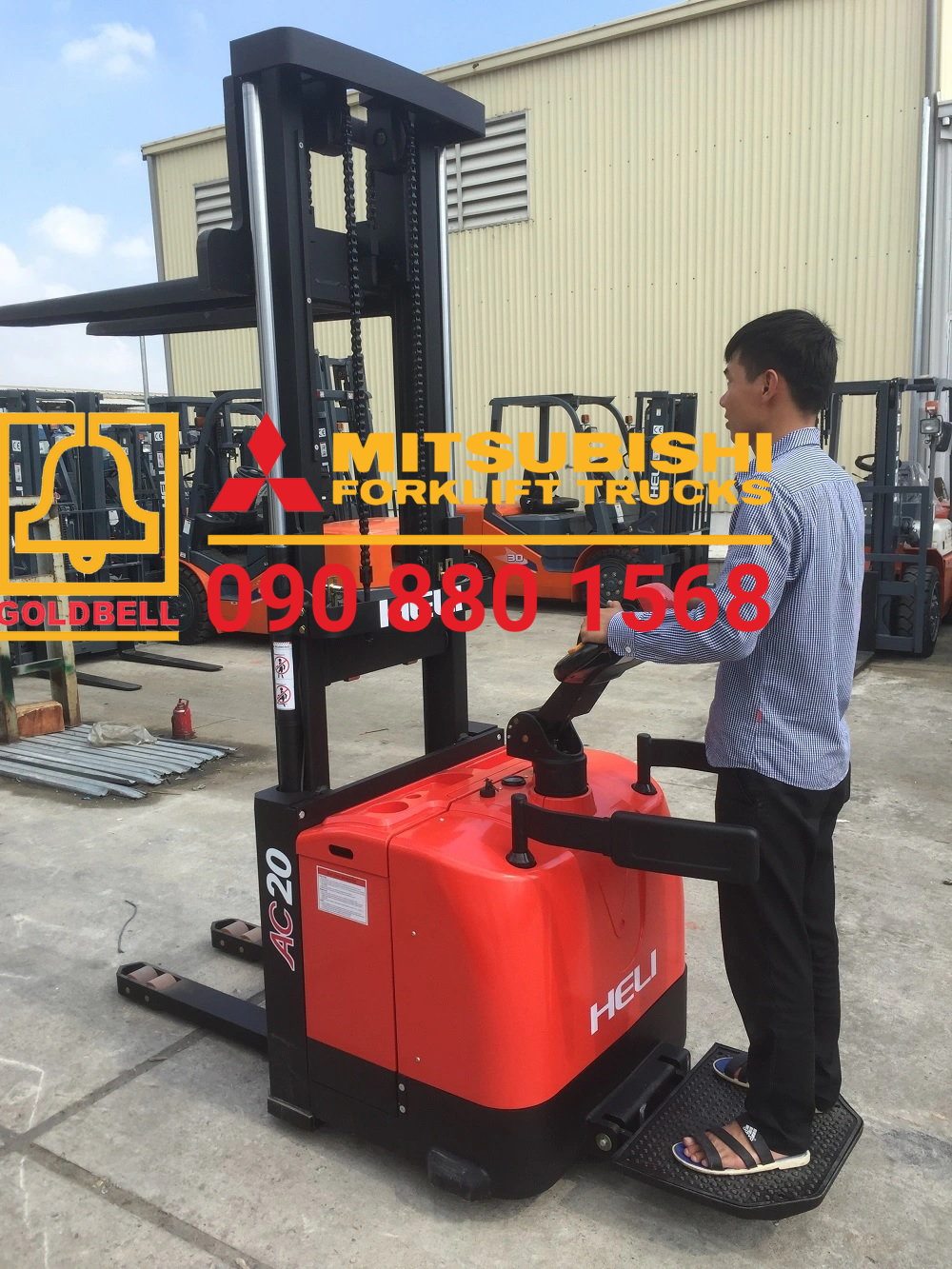 Xe nâng điện đứng lái 2 tấn – Phần 2: Pallet mover