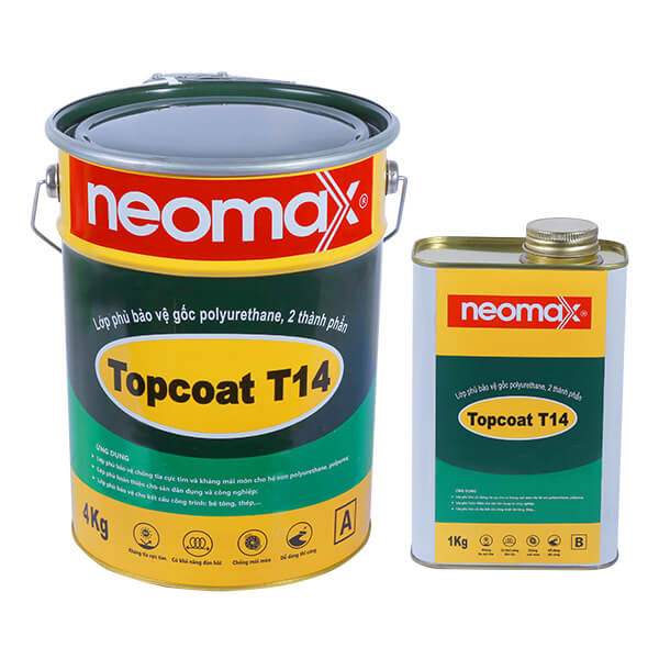 Neomax Topcoat T14 | Lớp phủ PU bảo vệ chống thấm tối ưu số 1 VN