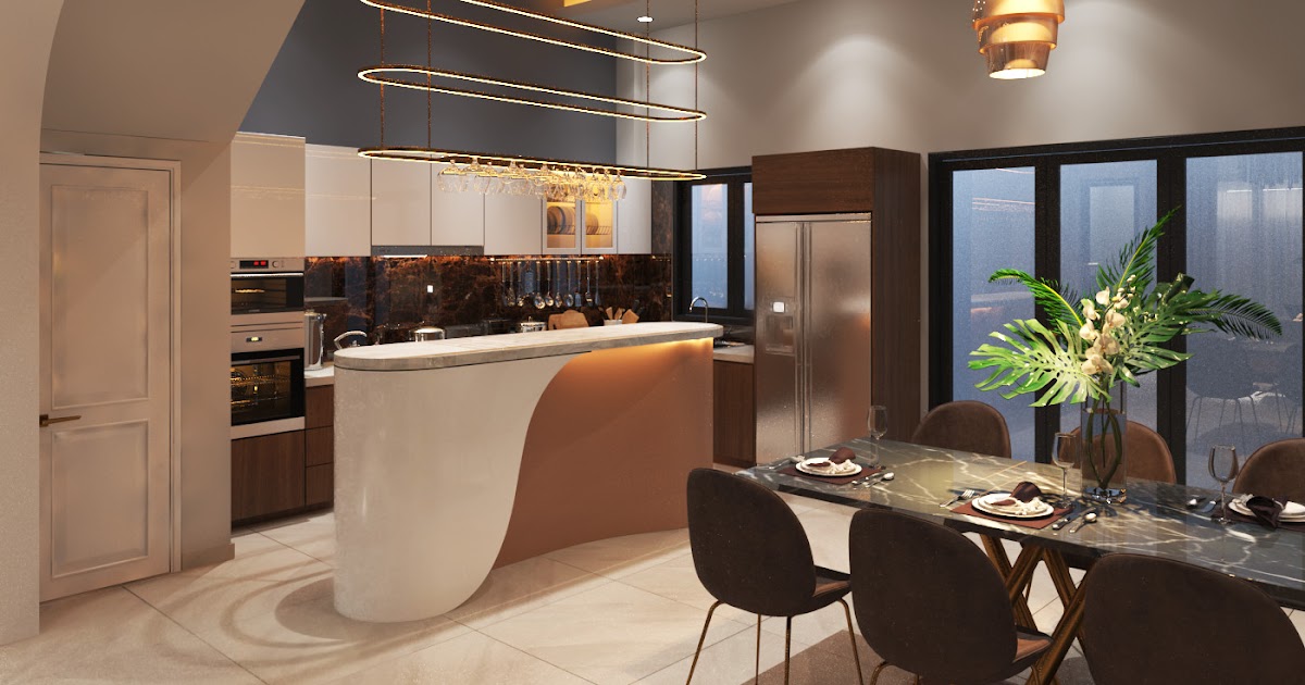 10 mẫu thiết kế nội thất phòng bếp Luxury hiện đại