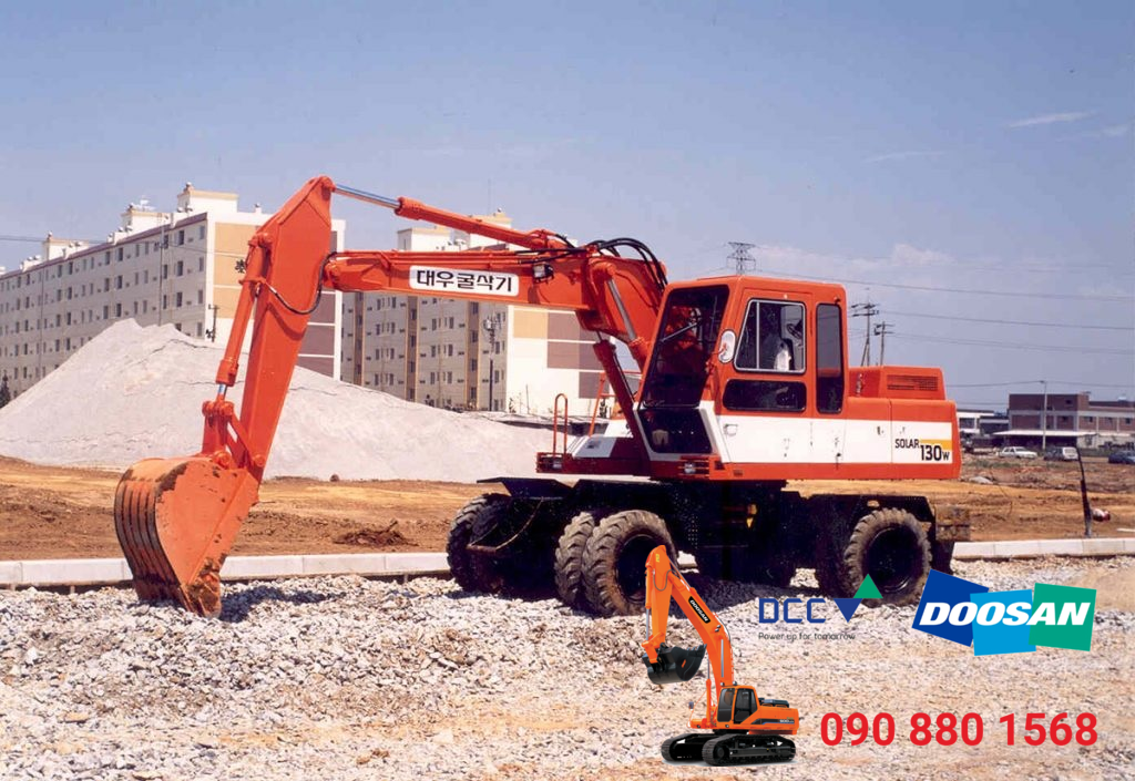 Lịch sử hình thành và phát triển máy xúc Doosan Hàn quốc