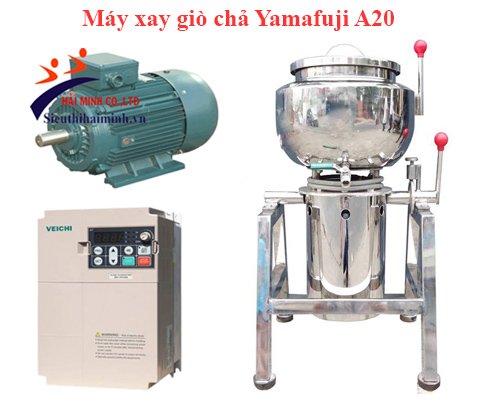 Xay 300kg giò trong 1 giờ bằng máy xay giò chả Yamafuji A20