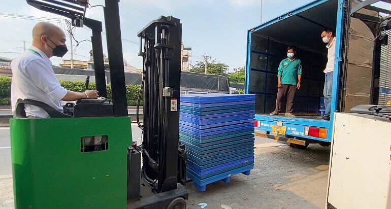 Pallet Nhựa Gò Vấp Giá Rẻ - Chỉ Từ 180.000K Giao Hàng Nhanh