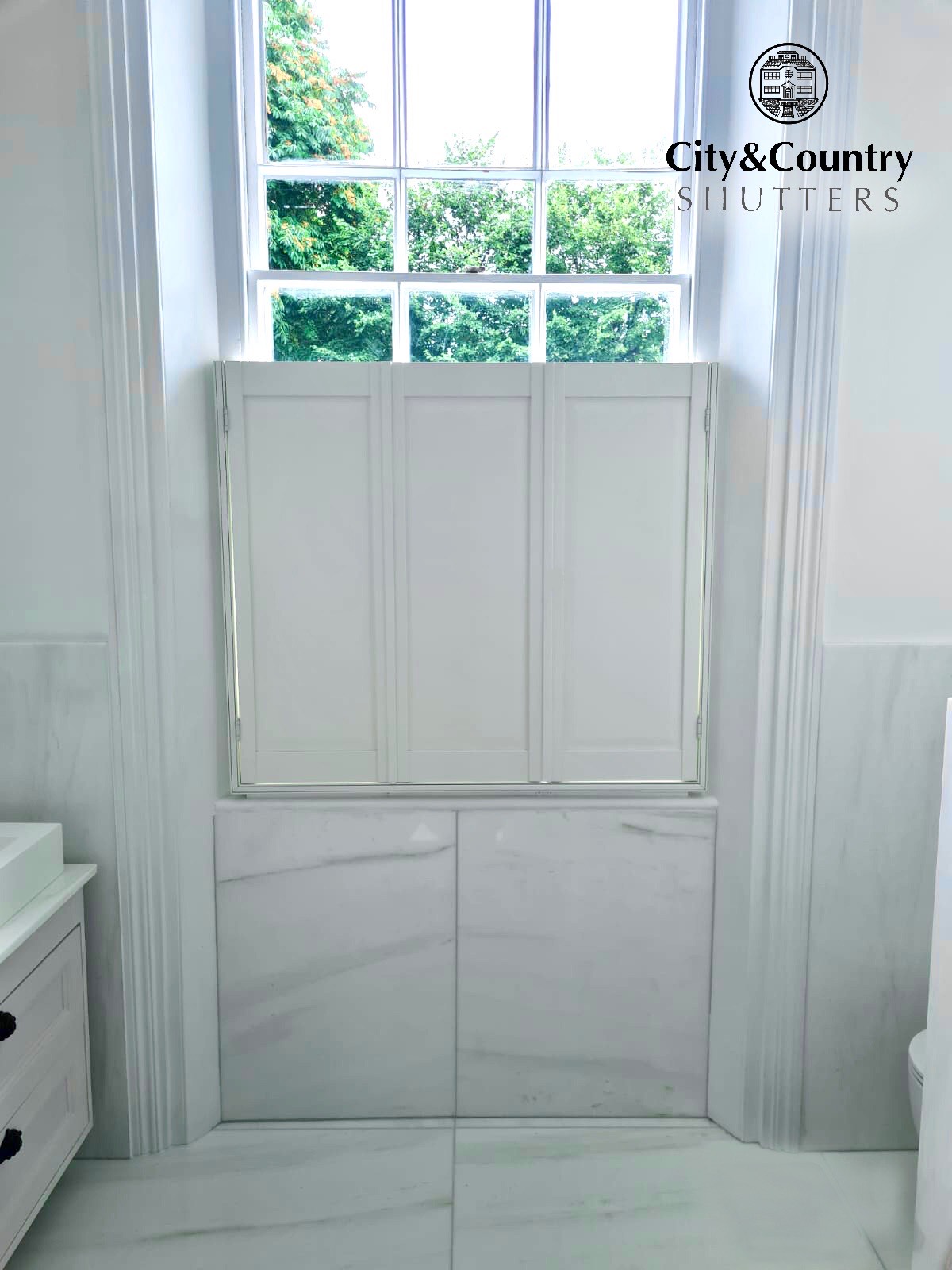 Solid Panel Shutters in Primrose Hill, Camden - City and Country Shutters