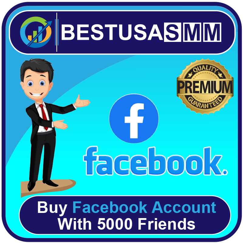 Buy Facebook Account with 5000 Friends - FB Account for sale