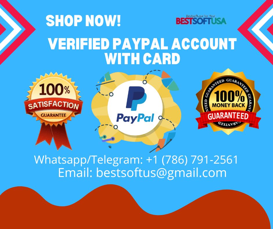 Buy Verified PayPal Accounts 2022 - Personal & Business Accounts