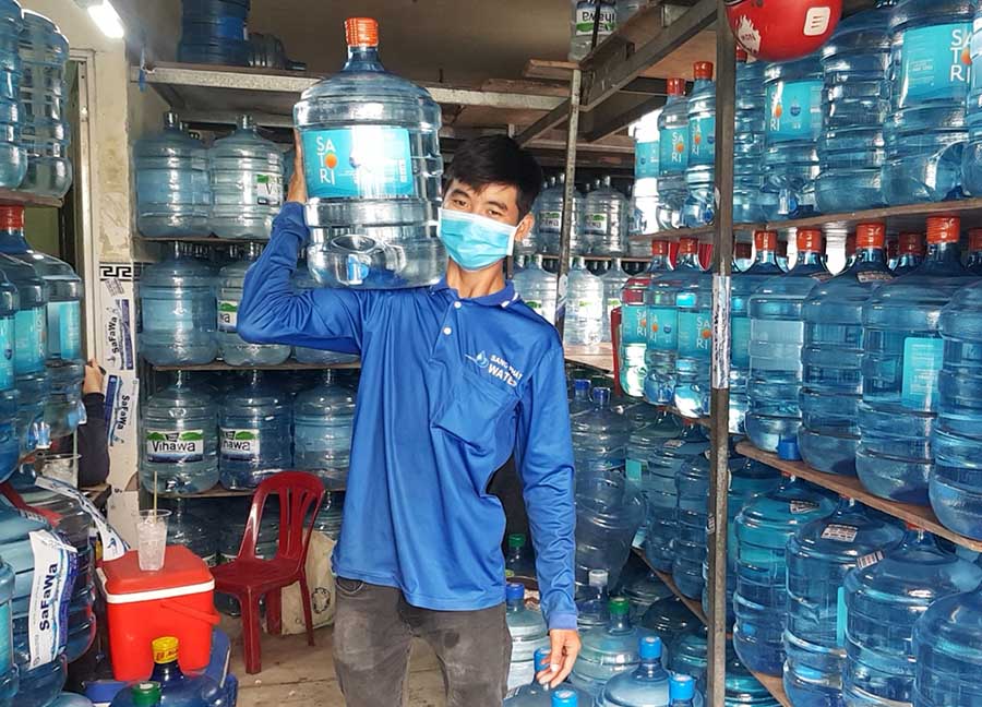 Đại lý giao nước uống đóng bình tận nhà quận 3 - Gia Phát Water