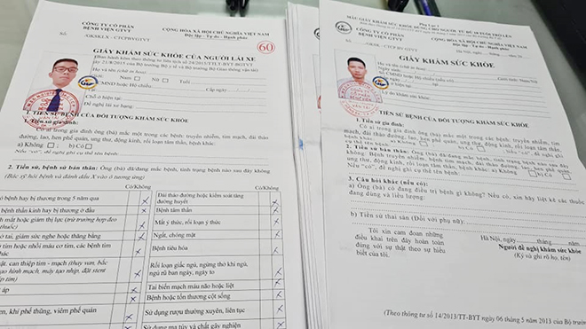 Giấy chứng nhận sức khỏe xin việc, mua giấy chứng nhận sức khoẻ giá tốt
