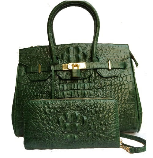 Sức hút của túi xách da cá sấu - Cách đặt làm túi thủ công