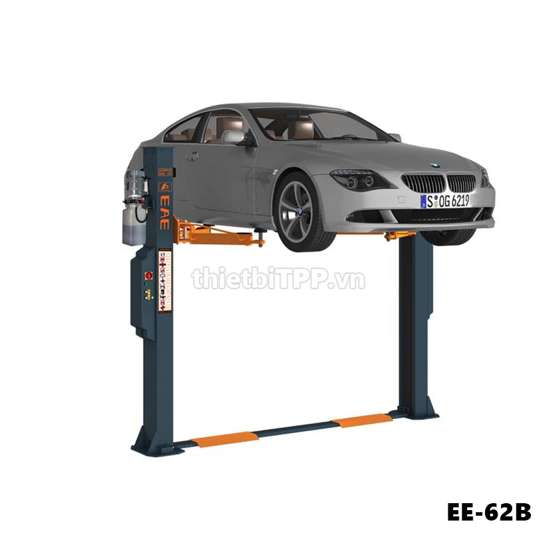 Cầu nâng 2 trụ kiểu cổng giằng dưới EAE EE-62B 3,5 tấn