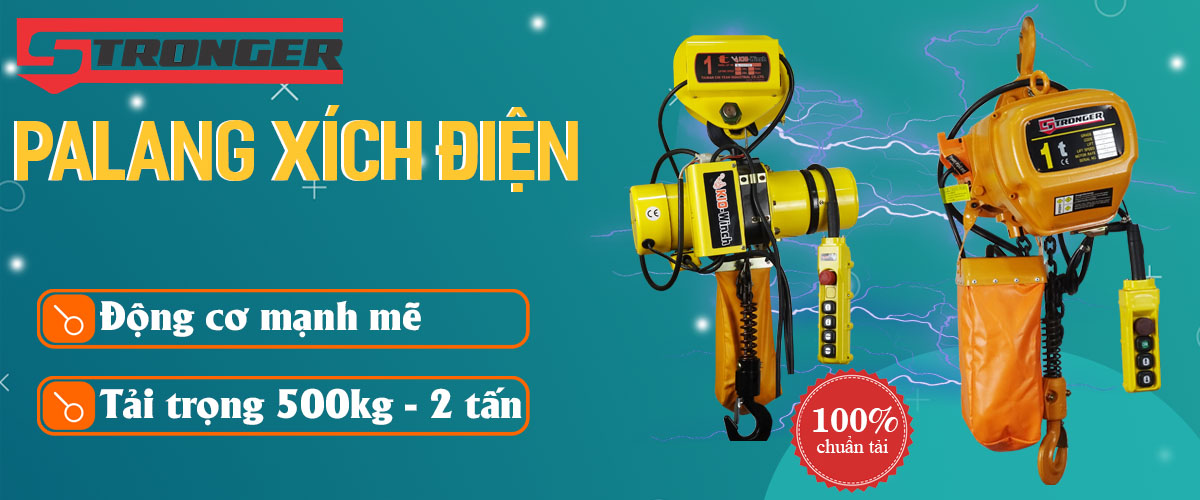 Palang xích điện | Giá pa lăng 1, 2 tấn chính hãng 2022