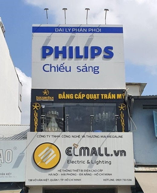 Đại lý showroom bóng đèn led philips tại TPHCM