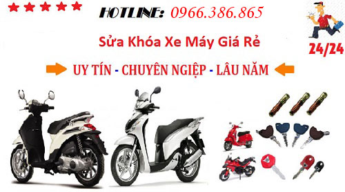 Sửa Khóa Xe Máy Tại Nhà Hà Nội, Sửa Lưu Động [ Chỉ 10 phút ]