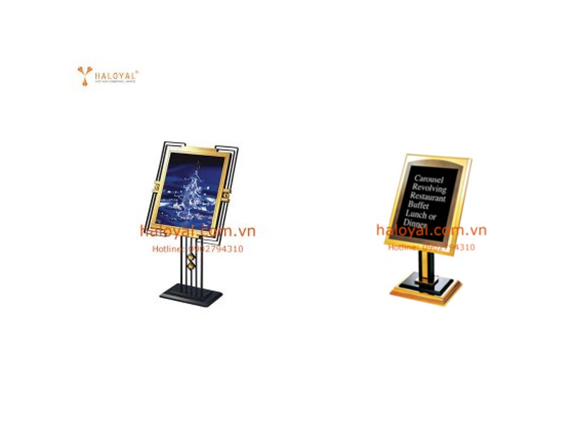 Chất liệu làm bảng thông tin thiết bị tiền sảnh khách sạn