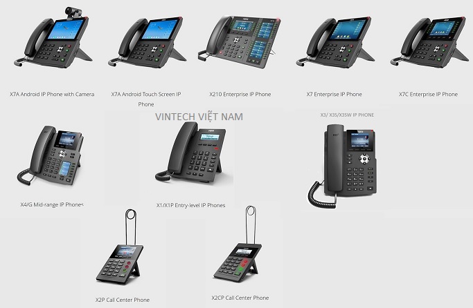 IP Phone Fanvil DÒNG X - Giải pháp giao tiếp thông minh
