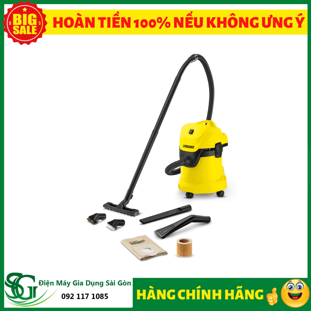 Máy hút bụi Karcher chính hãng - Phiên bản WD3 Car cao cấp