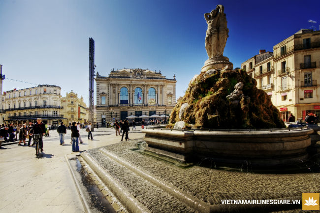 Đặt vé máy bay đi Montpellier giá rẻ