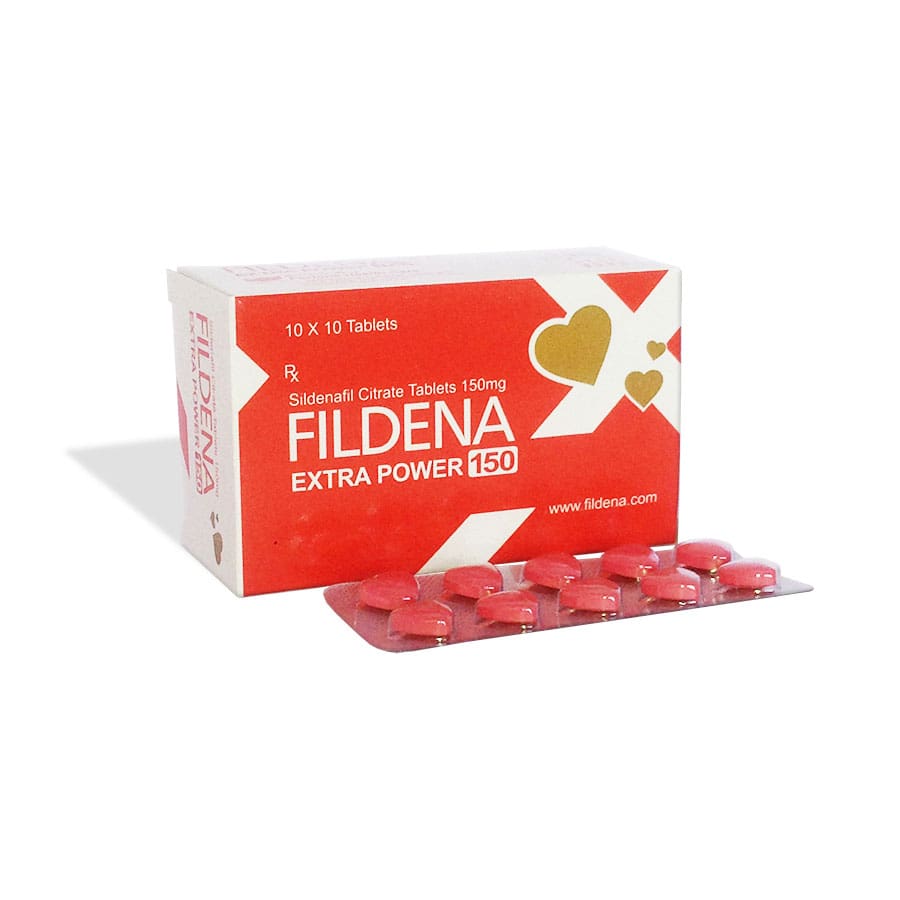 Fildena 150 Mg Extra Power Tablets Online at $0.95/Pill | Reviews, Side Effects