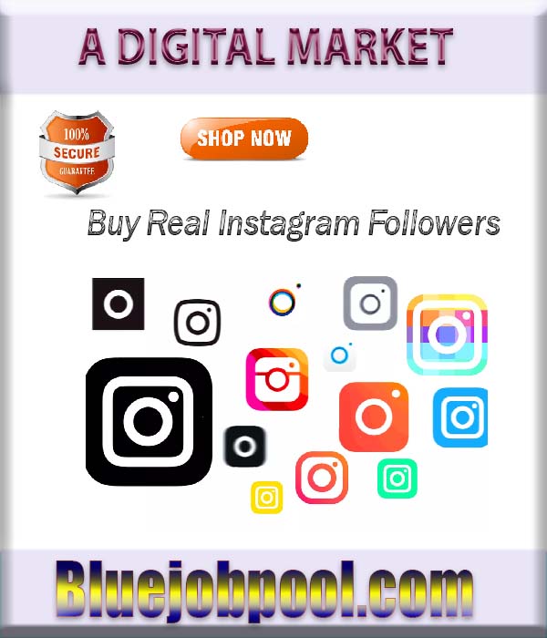 Buy Real Instagram Followers - Bluejobpool